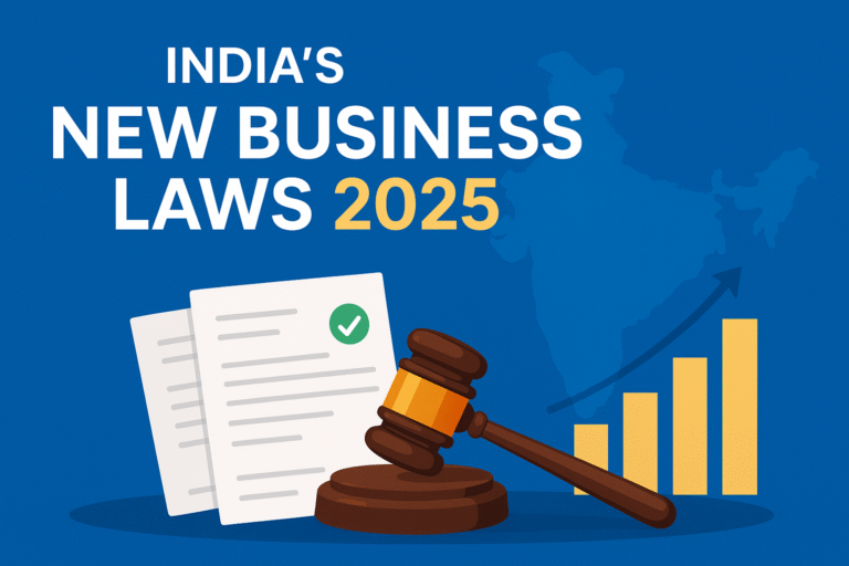 India’s New Business Laws 2025