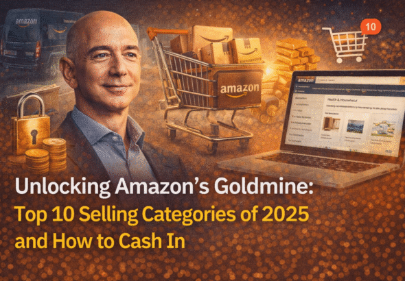 top 10 selling categories on amazon